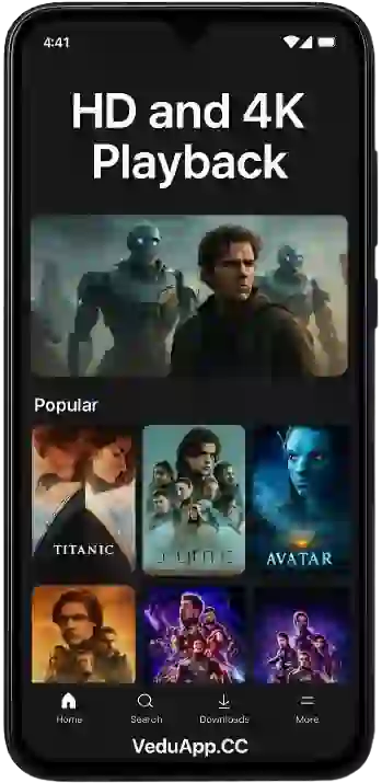 HD और 4K प्लेबैक
