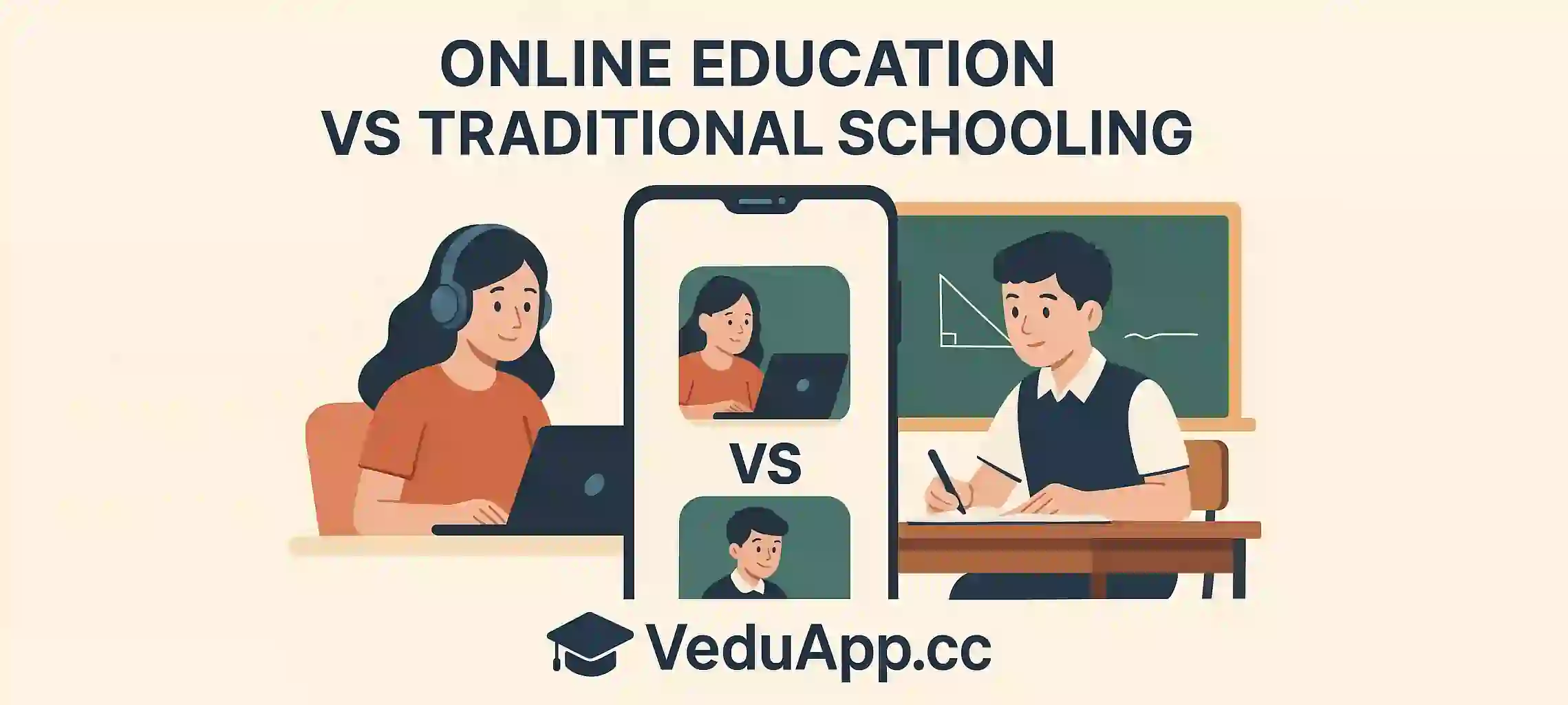 Online Education vs Traditional Schooling (1)