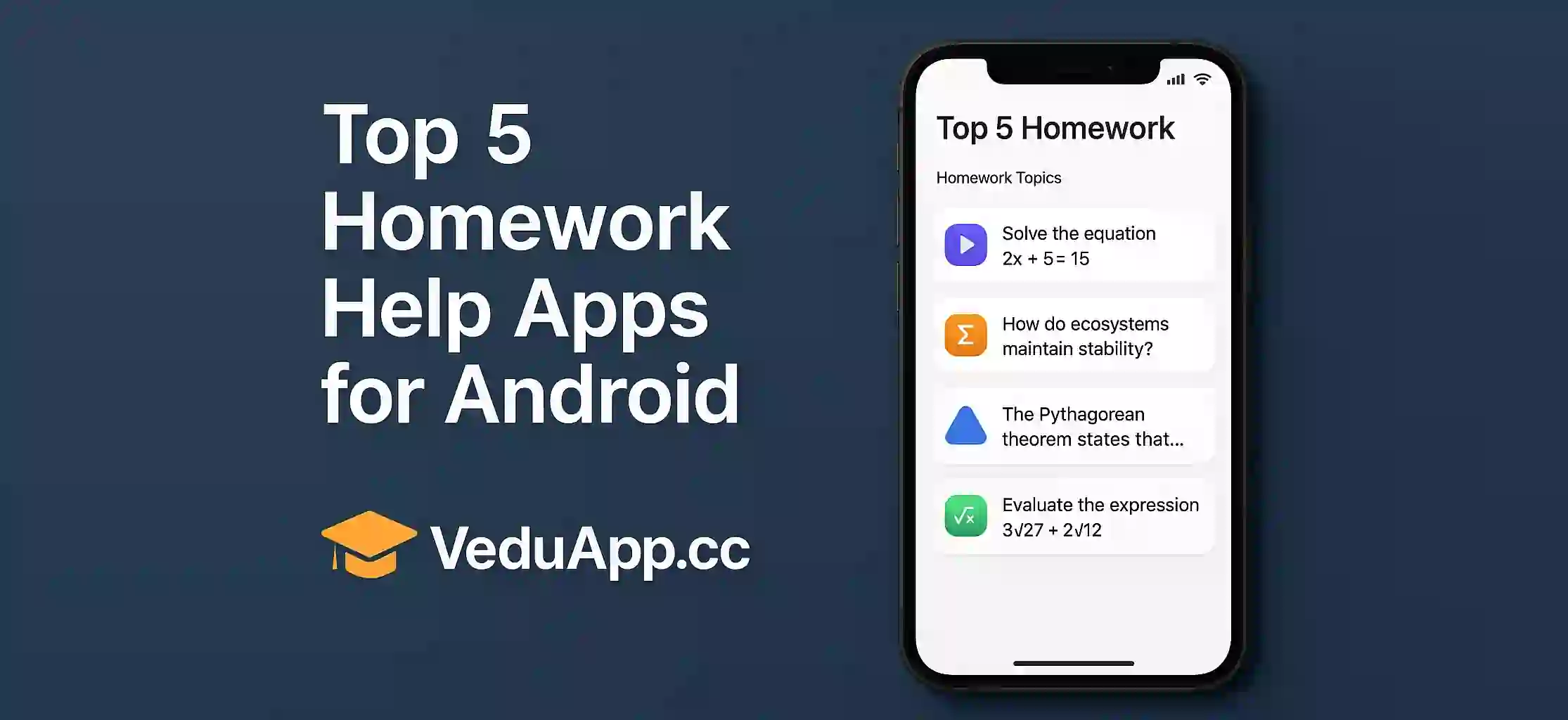 Top 5 Homework Help Apps for Android